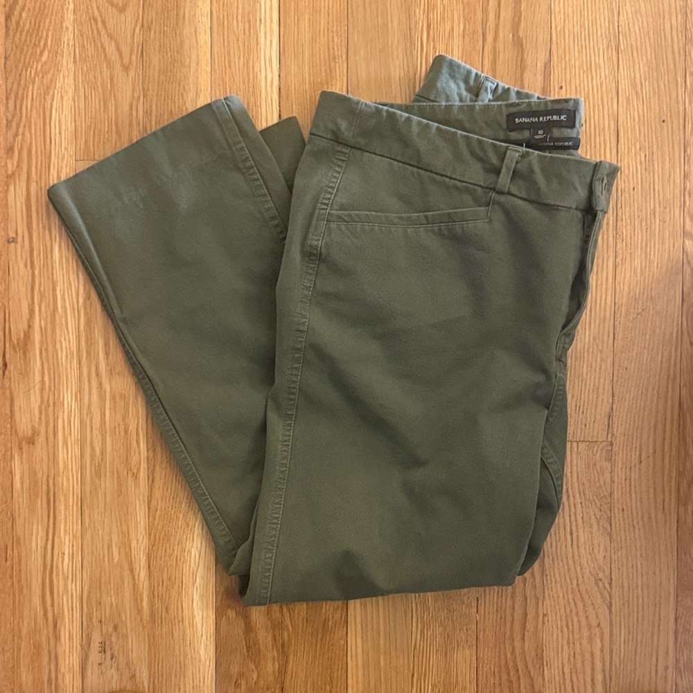 Banana Republic Forest Green Trousers